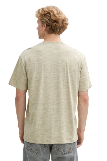 Tom Tailor Denim Beige Stone Green Inject T-Shirt für Herren