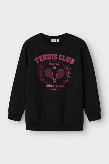 name ıt Black Sweatshirt for Children