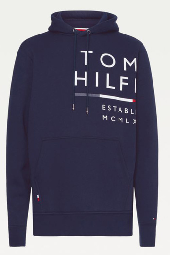 Tommy Hilfiger Modrá mikina - velikost M