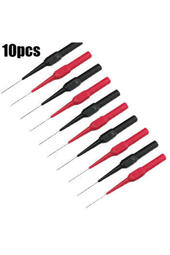 Choice Mixed 10pcs 10Pcs 30V Diagnostic Tools Multimeter Test Lead Extention Back Piercing Needle Tip Probe