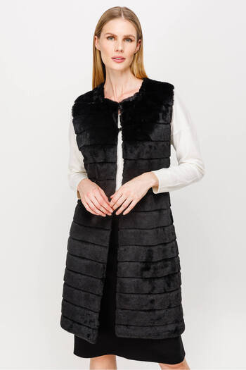 Butik Triko Plush Combination Knitwear Vest