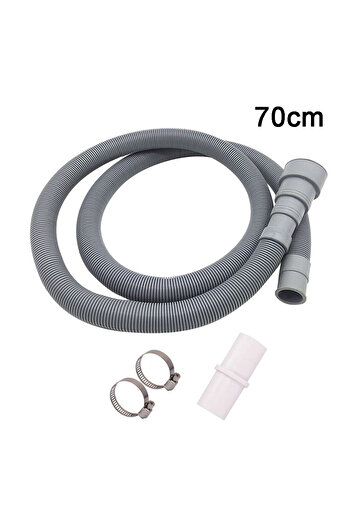 Choice 70CM 70/150/200cm Drain Pipe Washing Machine Dishwasher Drain Waste Hose Extension Pipe With Hose Cl