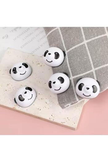 OZN AKSESUAR 6 Pcs Cute Panda Pattern Duvet Cover Holder Fixer Pillow Duvet Cover Organizer