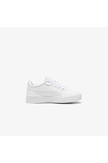 Puma Carina 2.0 Holo 2.0 Ps Kids White Sneakers