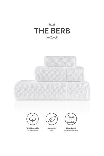 The Berb 3-Piece Bath Towel Set (30X50 50X100 70X150)