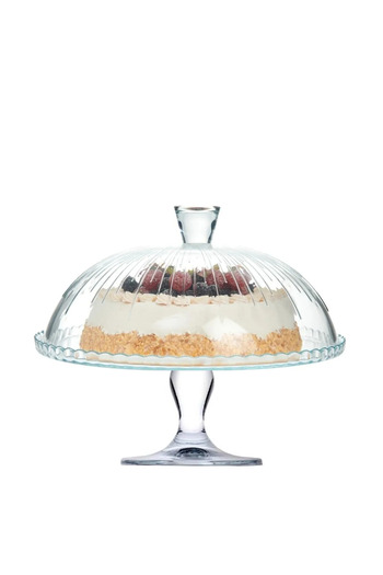 Paşabahçe 96870 Dome Patisserie Serving Plate Bowl with Feet and Cover (96872)