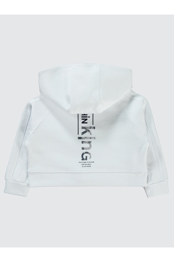 Civil Girls Girl's Hooded Cardigan 2-5 Years White