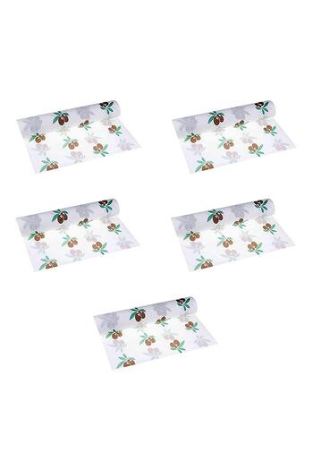Roll-Up Față de masă din hârtie laminată de unică folosință cu model măsline - 100x150 Cm. - 16 foi 5 role
