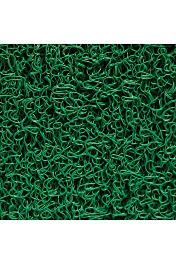 sska Curly Door Front Outdoor Mat / Thickness: 12 mm/ Width: 100 Cm- Height: 2 Meters / Green