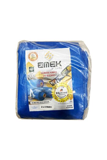 Emek Çadır Kumaşı Branda Tente UV Güneşlik Gölgelik Koruma Yağmur Su Geçirmez - 2x4 Metre - 1 Paket