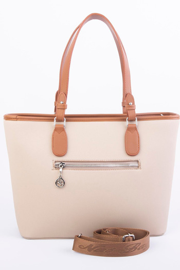 Nas Bag Sports Stylish Women's Shoulder Bag - Adjustable Strap, Mink Tan Brown