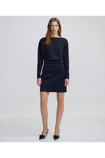 İpekyol Draped Dress Design with Metal Accessories