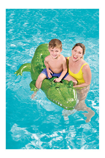 BESTWAY Crocodile Ride-On 2.03M X 1.17M 26-41011