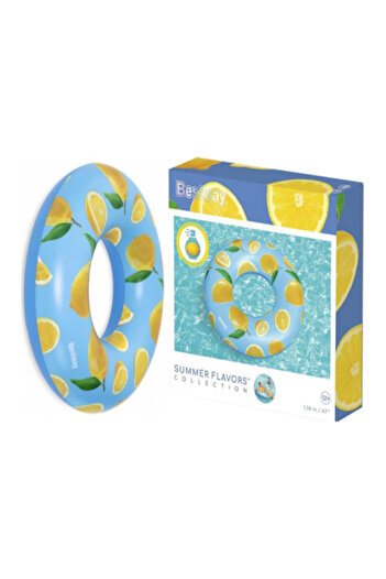 BESTWAY Scentsational Lemon Swim Ring 1.19M 26-36229