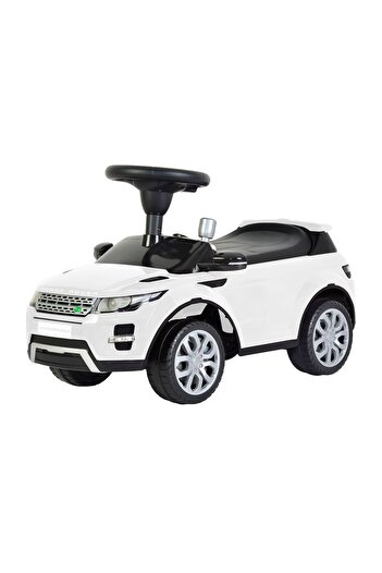 Colorland Range Rover Evoque Pushing Car White