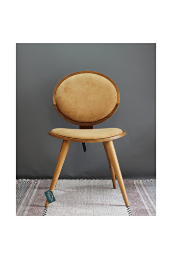 KleinHaus Furniture Circle Ahşap Sandalye, Salon, Mutfak Sandalyesi, Yemek Odası Sandalyesi