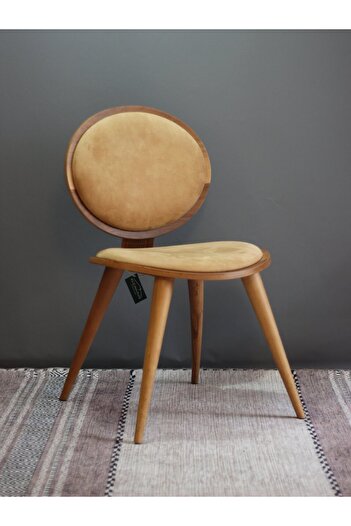 KleinHaus Furniture Circle Ahşap Sandalye, Salon, Mutfak Sandalyesi, Yemek Odası Sandalyesi
