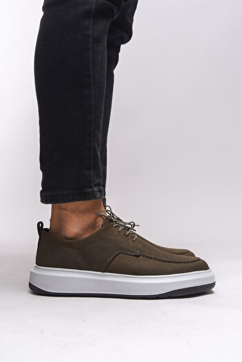 Riccon Raimfyr Erkek Sneaker 0012485 Haki Süet