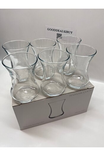 Madame Coco Victorine Cay Glass 6 Pcs