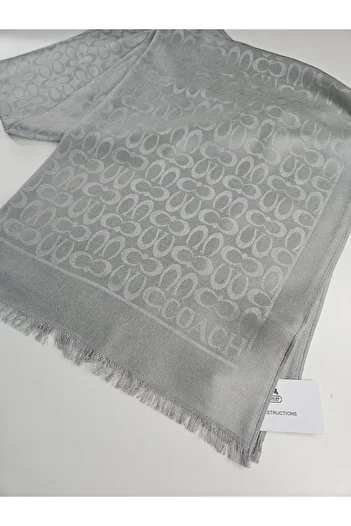 Webinay Home C Pattern Cashmere Silk Shawl 65% Cashmere 35% Silk Double-Sided Use