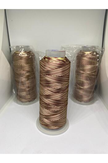Loş Dükkan 2,500 Yards Embroidery Thread - Shatter-Resistant, 100% Polyester, Glitterless Glossy Flush Thread
