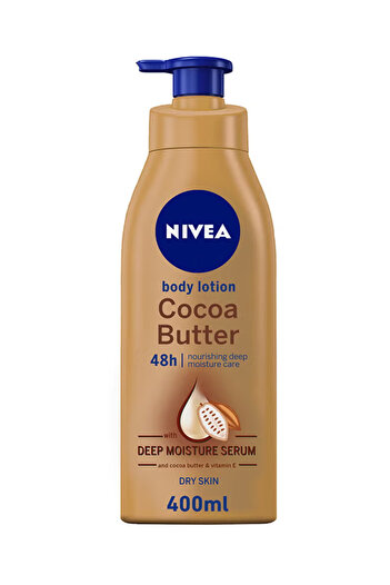 NIVEA 5 In 1 Cocoa Butter Body Lotion, Vitamin E, Dry Skin 400ml
