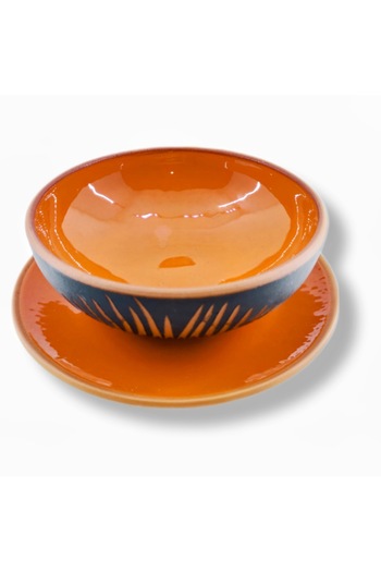 çömlek diyarı Patterned Soup Bowl