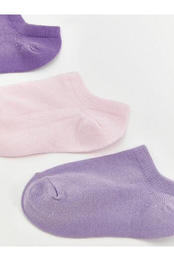 LC Waikiki Lcw Eco Basic Baby Girl Booties Socks 3-Piece