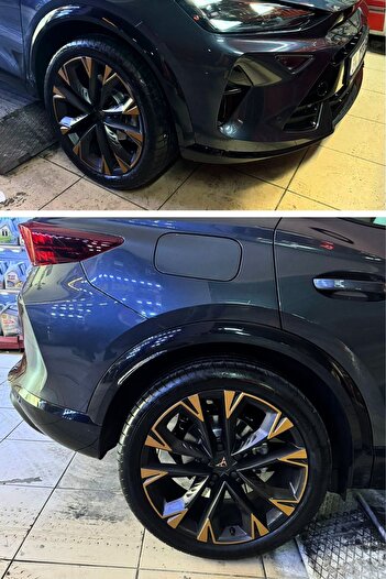 GRAFİCAR Makyajlı Cupra Formentor VZ Jant Kaplama Sticker Set - 19 inç Artıc Jant Uyumlu