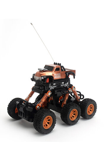 Fab N Funky Four Way Six Wheel 1.28 Remote Controlled Truck - Orange