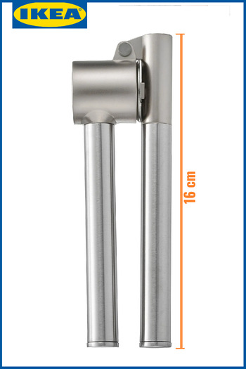 IKEA Koncıs Sarımsak Ezici, Paslanmaz Çelik, 16 Cm