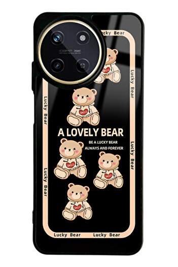 Spoyi Oppo Realme 11 Lucky Bear Design Glossy Phone Case