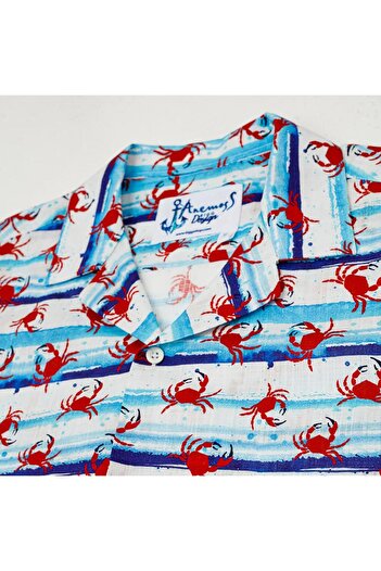 ANEMOSS Ανδρικό πουκάμισο Crab