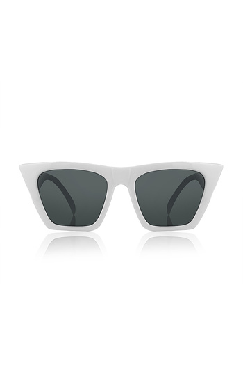 Kinary Women's Sunglasses White Cat Eye 1009