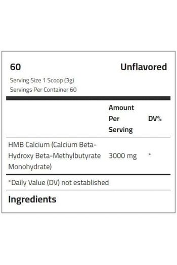 Body Builder Lean Hmb, Unflavored, 60