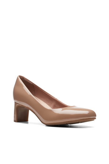 CLARKS Kyndall Iris Warm Beige Formal Women Shoes