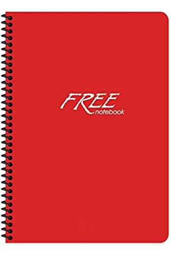 STOREMAX Snshop Color A5 80 Pages Lined Pp Cover Free Notebook-6 Pack 467437