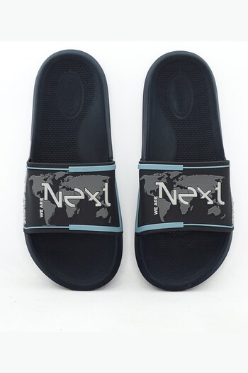 LETAO Urban Men's Black Comfortable Beach Pool Wet Floor Slippers