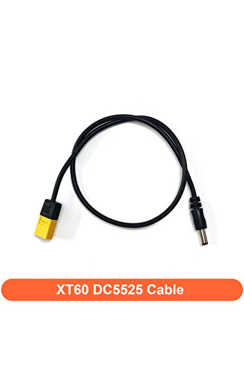 Choice1 Xt60 Dc5525 0.5m Xt60 Male Bullet Connector To Male Dc Dc5525 Power Cable 5.5x2.5mm Adaptor For Ts10