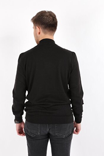 Brango Half Fisherman Knitwear Μαύρο