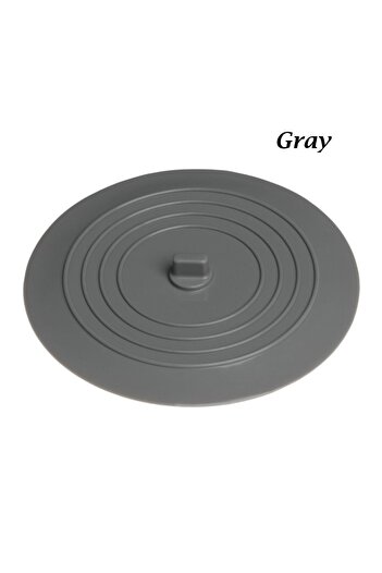 Choice gray 15cm Large Silicone Drain Cover Kitchen Sink Bathtub Hair Stopper Bathroom Leakage-proof Plug