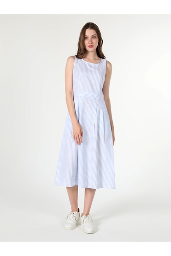 Colin's Rochie albastră pentru femei Slim Fit Cl 1058859