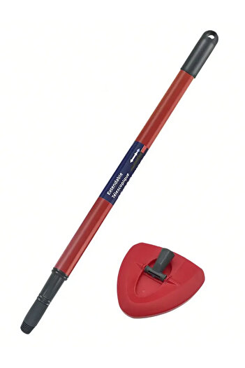 Choice Mop Handle And Base 1*Extendable Spin Mop Handle + 1*Triangle Base Compatible with O-Cedar and Vile