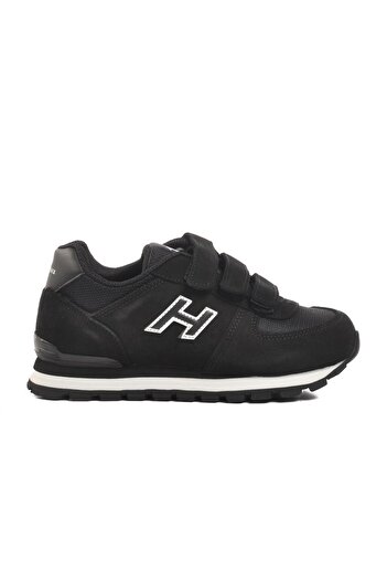 Hammer Jack Peru 102 19250-F Black Unisex Velcro Kids Sneakers