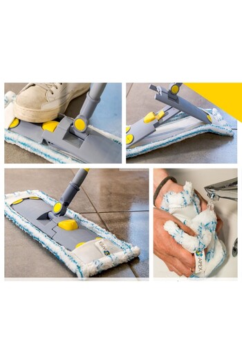 Apex MICROFIBRE FLAT MOP 40CM WITH 3 PC HANDLE