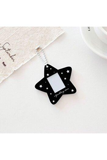 Choice black Star one inch certificate photo acrylic star follower small card card sleeve card brick card s