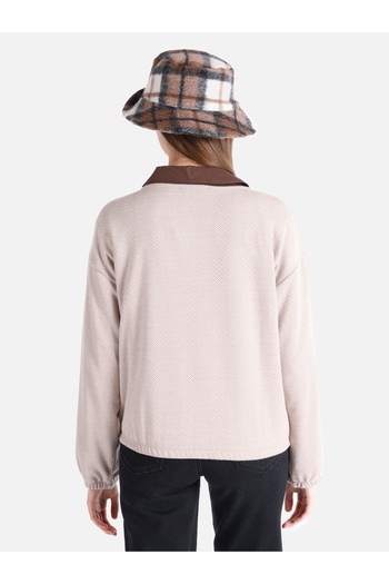 Colin's Beige U.sleeve Women's T-shirt
