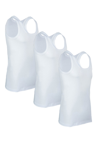 GRSN Men's 3-Piece 100% Cotton Rib Comfortable Sling Undershirt