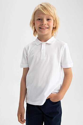 DeFacto K1689a6 Ss Boy's Pique κοντομάνικο μπλουζάκι πόλο