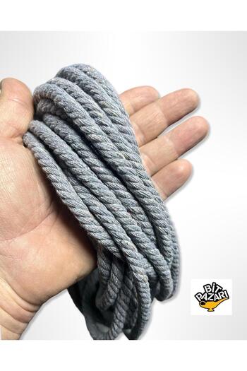 izmir Bitpazarı Twisted Colored Cotton Rope - (8mm 10 Meters)